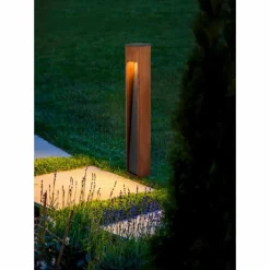 Lampes En Bois-Luminaires Trio Borne lumineuse Trio Canning Bois foncé, Nickel mat, 1 lumière