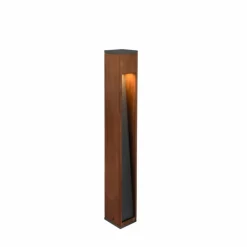 Lampes En Bois-Luminaires Trio Borne lumineuse Trio Canning Bois foncé, Nickel mat, 1 lumière