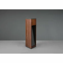 Lampes En Bois-Luminaires Trio Borne lumineuse Trio Canning Bois foncé, Nickel mat, 1 lumière