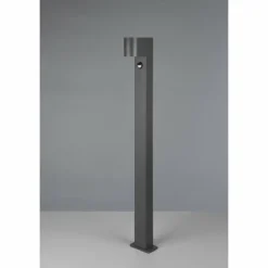 Luminaires Trio Borne lumineuse Trio Roya Anthracite, 1 lumière, Détecteur de mouvement