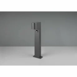 Luminaires Trio Borne lumineuse Trio Roya Anthracite, 1 lumière, Détecteur de mouvement