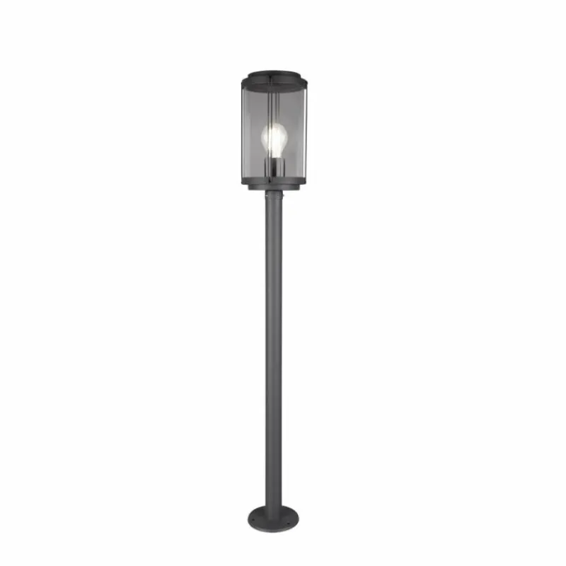 Lampes Vintages & Rétros-Luminaires Trio Borne lumineuse Trio Tanaro Anthracite, 1 lumière