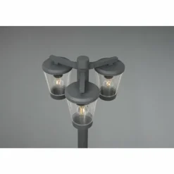 Luminaires Trio Borne lumineuse Trio-Leuchten Cavado Anthracite, 3 lumières