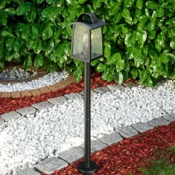 hofstein Borne lumineuse Trosa Noir, 1 lumière