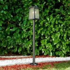 hofstein Borne lumineuse Trosa Noir, 1 lumière