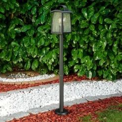 hofstein Borne lumineuse Trosa Noir, 1 lumière