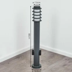 hofstein Borne lumineuse Tunes Anthracite, 1 lumière