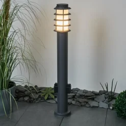 hofstein Borne lumineuse Tunes Anthracite, 1 lumière