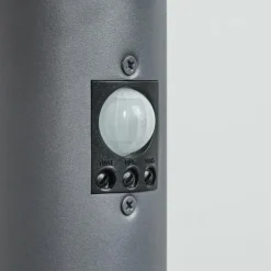 hofstein Borne lumineuse Tunes Anthracite, 1 lumière, Détecteur de mouvement