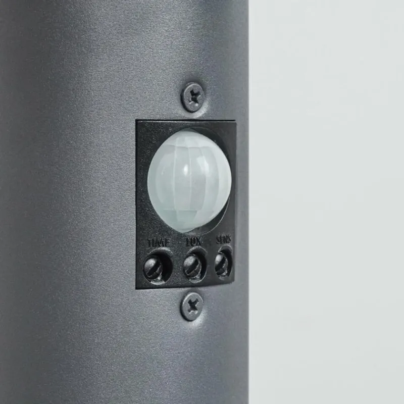 hofstein Borne lumineuse Tunes Anthracite, 1 lumière, Détecteur de mouvement