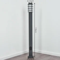 hofstein Borne lumineuse Tunes Anthracite, 1 lumière