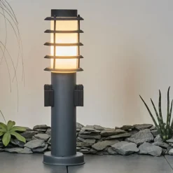 hofstein Borne lumineuse Tunes Anthracite, 1 lumière
