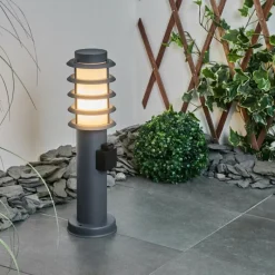 hofstein Borne lumineuse Tunes Anthracite, 1 lumière
