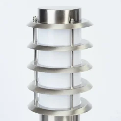 hofstein Borne lumineuse Tunes Nickel mat, 1 lumière, Détecteur de mouvement