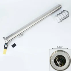 hofstein Borne lumineuse Tunes Nickel mat, 1 lumière