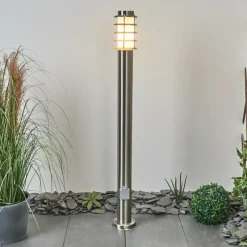 hofstein Borne lumineuse Tunes Nickel mat, 1 lumière