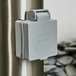 hofstein Borne lumineuse Tunes Nickel mat, 1 lumière