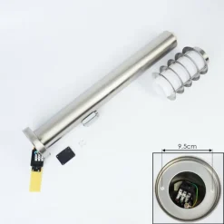 hofstein Borne lumineuse Tunes Nickel mat, 1 lumière