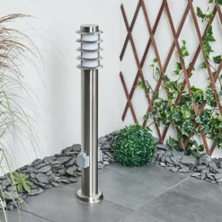 hofstein Borne lumineuse Tunes Nickel mat, 1 lumière