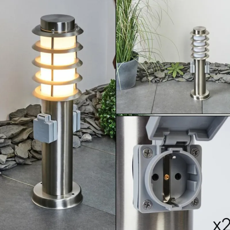 hofstein Borne lumineuse Tunes Nickel mat, 1 lumière