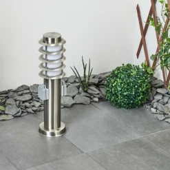 hofstein Borne lumineuse Tunes Nickel mat, 1 lumière