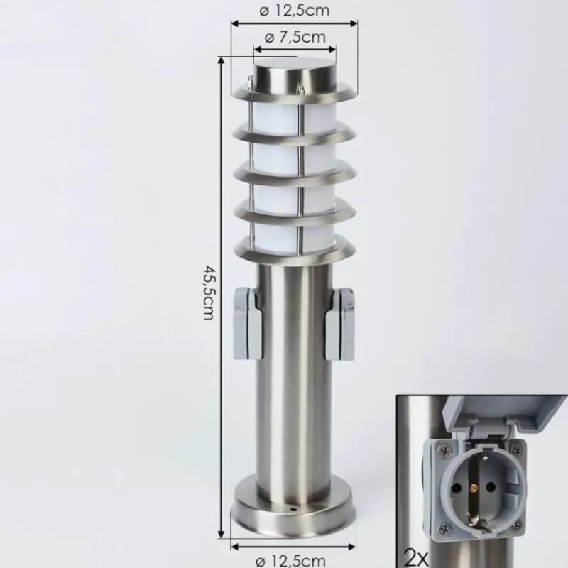 hofstein Borne lumineuse Tunes Nickel mat, 1 lumière