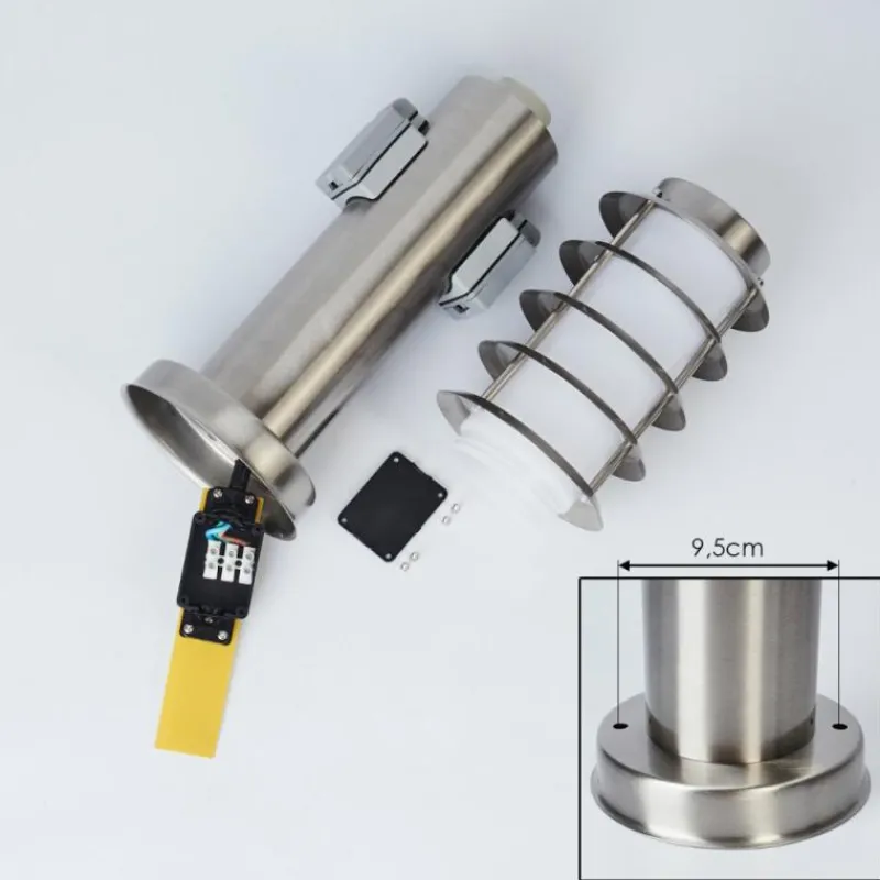 hofstein Borne lumineuse Tunes Nickel mat, 1 lumière