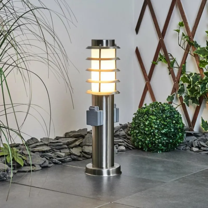 hofstein Borne lumineuse Tunes Nickel mat, 1 lumière