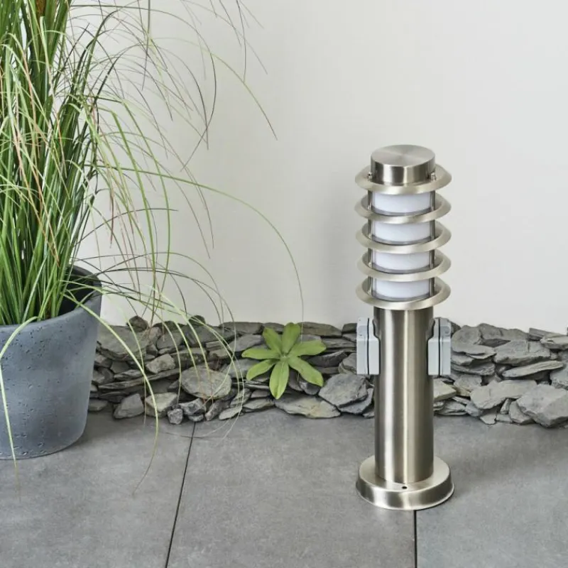 hofstein Borne lumineuse Tunes Nickel mat, 1 lumière