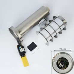 hofstein Borne lumineuse Tunes Nickel mat, 1 lumière