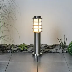 hofstein Borne lumineuse Tunes Nickel mat, 1 lumière
