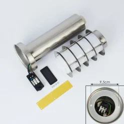 hofstein Borne lumineuse Tunes Nickel mat, 1 lumière