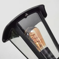 hofstein Borne lumineuse Venneshamm Noir, Transparent, 1 lumière