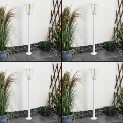 Luminaires Rustiques-hofstein Borne lumineuse Venneshamm Blanc, 1 lumière