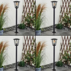 Luminaires Rustiques-hofstein Borne lumineuse Venneshamm Noir, 1 lumière