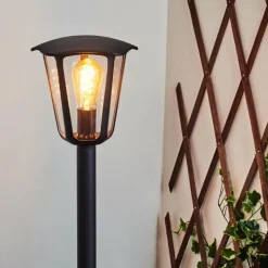 Luminaires Rustiques-hofstein Borne lumineuse Venneshamm Noir, 1 lumière