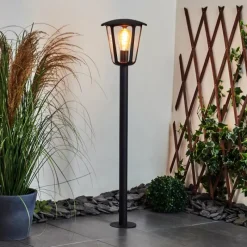 Luminaires Rustiques-hofstein Borne lumineuse Venneshamm Noir, 1 lumière