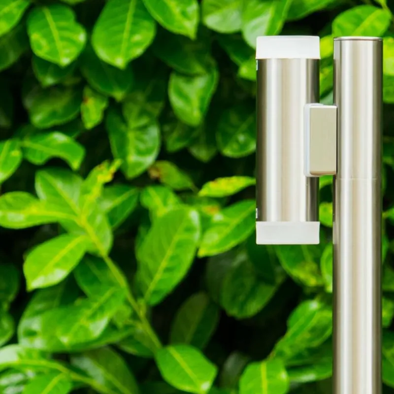 hofstein Borne lumineuse Vero Acier inoxydable, 2 lumières