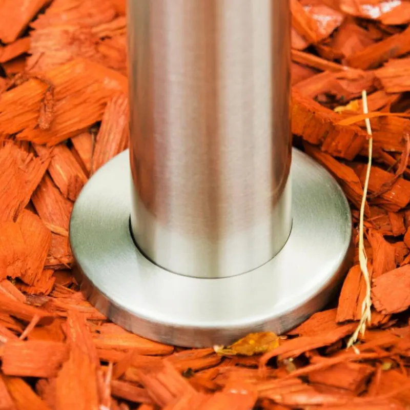 hofstein Borne lumineuse Vero Acier inoxydable, 2 lumières