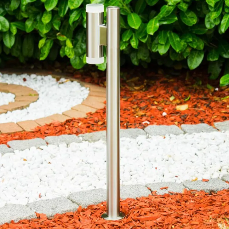 hofstein Borne lumineuse Vero Acier inoxydable, 2 lumières