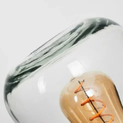 hofstein Borne lumineuse Ystheim Noir, 1 lumière