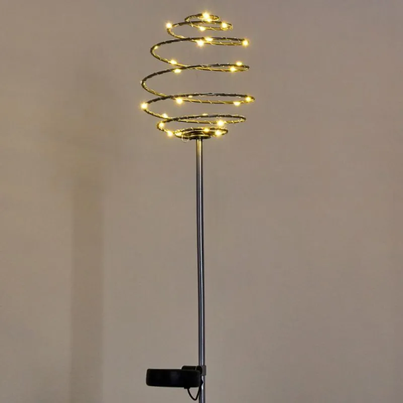 Luminaires Rustiques-hofstein Borne lumineuse Zermatt LED Argenté, 28 lumières