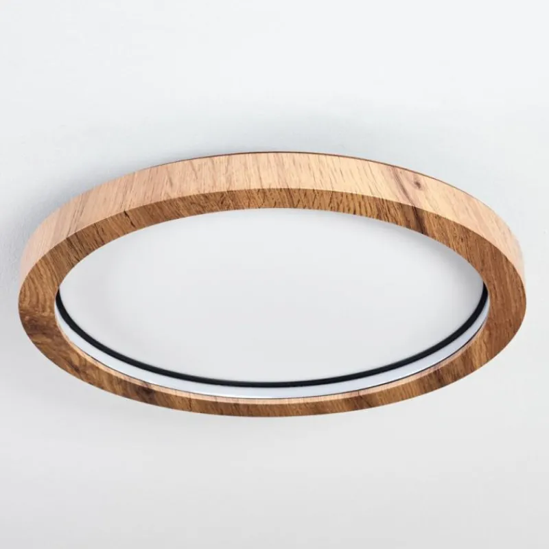 hofstein Bosatorp Plafonnier LED Noir, 1 lumière, Télécommandes