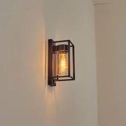 hofstein Boucinho Lampe murale d´extérieur Clair, 1 lumière, Détecteur de mouvement