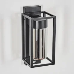 hofstein Boucinho Lampe murale d´extérieur Noir, 1 lumière, Détecteur de mouvement