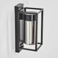 hofstein Boucinho Lampe murale d´extérieur Noir, 1 lumière, Détecteur de mouvement