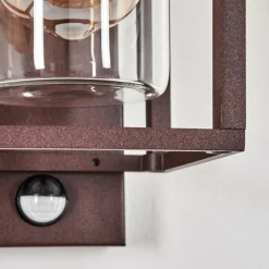 hofstein Boucinho Lampe murale d´extérieur Rouille, 1 lumière, Détecteur de mouvement