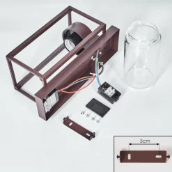 hofstein Boucinho Lampe murale d´extérieur Rouille, 1 lumière, Détecteur de mouvement