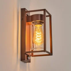 hofstein Boucinho Lampe murale d´extérieur Rouille, 1 lumière, Détecteur de mouvement