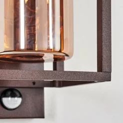 hofstein Boucinho Lampe murale d´extérieur Rouille, 1 lumière, Détecteur de mouvement